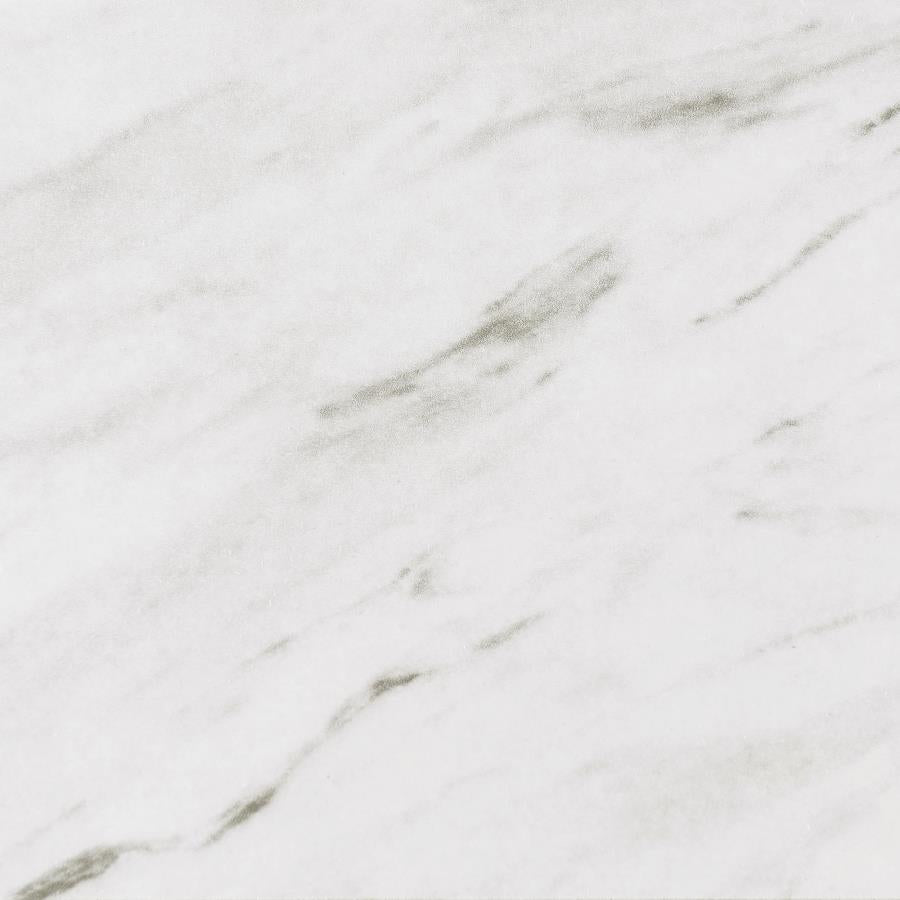 Bexter Faux Marble Round Top Bar Table White And Chrome