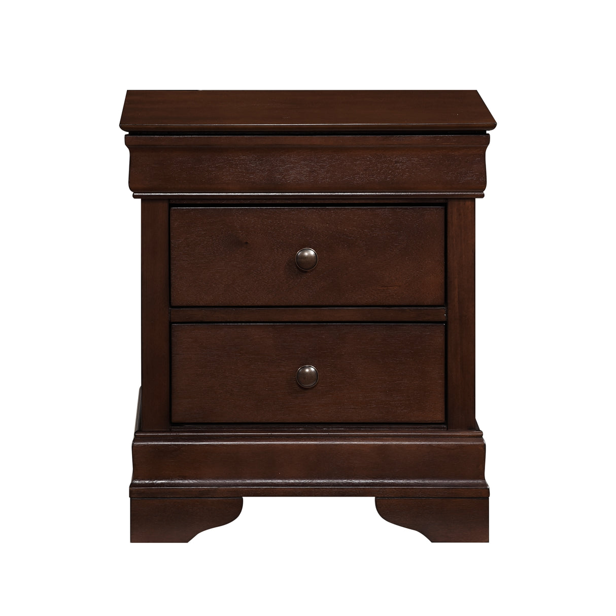 Abbeville Cherry Nightstand, Hidden Drawer