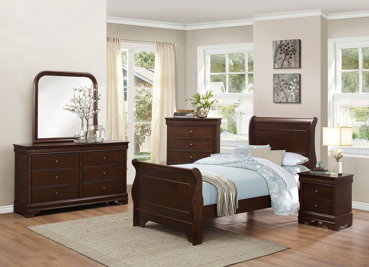 Abbeville Cherry Twin Bed