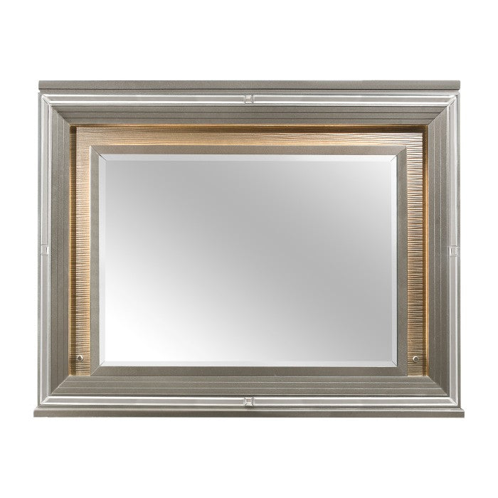 Tamsin Silver/Gray Metallic Mirror (Mirror Only)