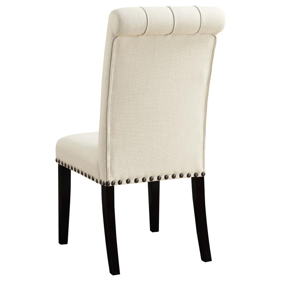 Mapleton Tufted Back Upholstered Side Chairs Beige (Set Of 2)