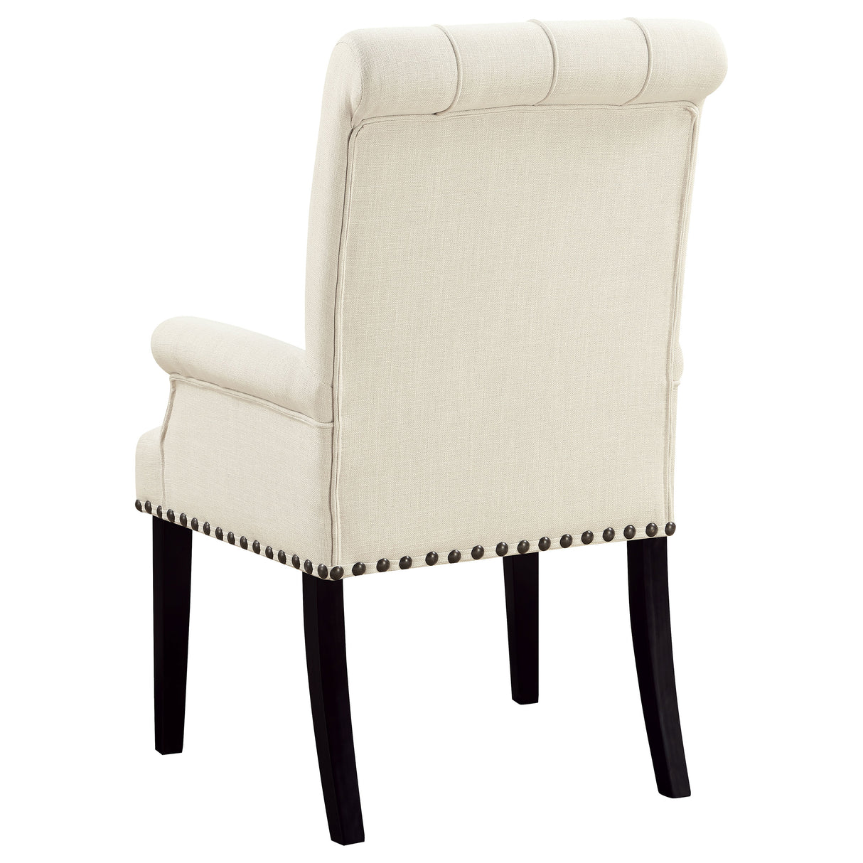 Mapleton Tufted Back Upholstered Arm Chair Beige