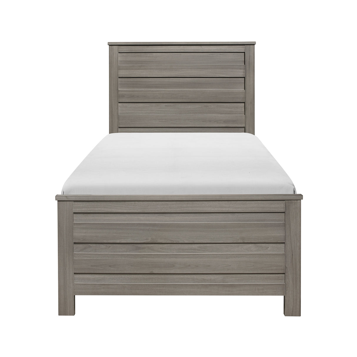 Waldorf Dark Gray Twin Bed