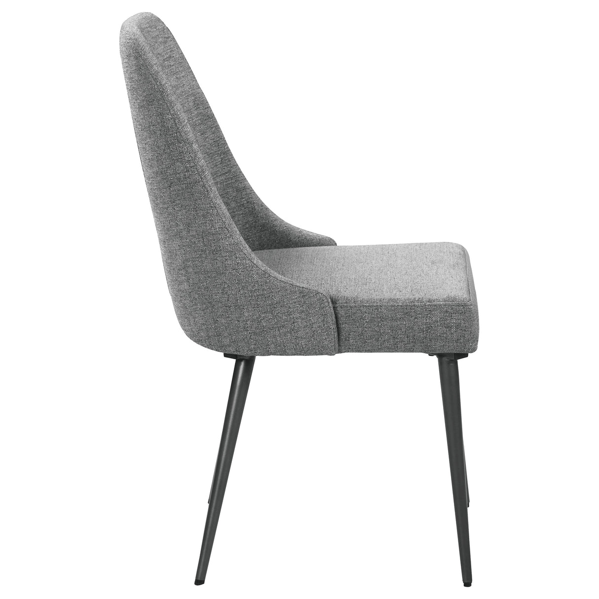 Alan Upholstered Dining Chairs Grey (Set Of 2)