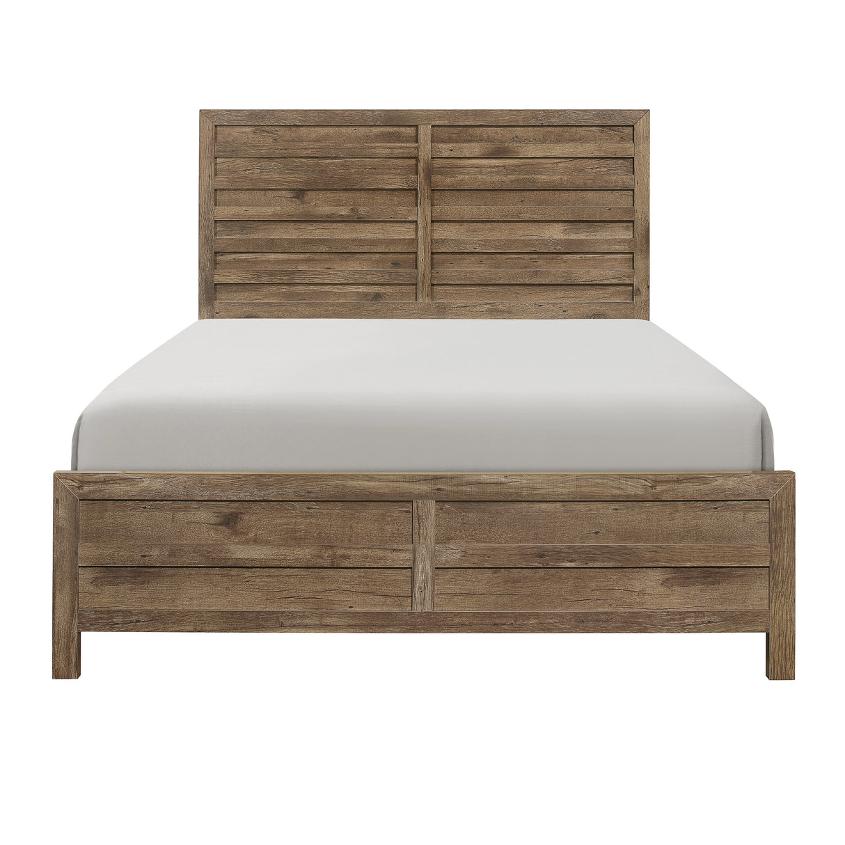 Mandan Weathered Pine California King Bed