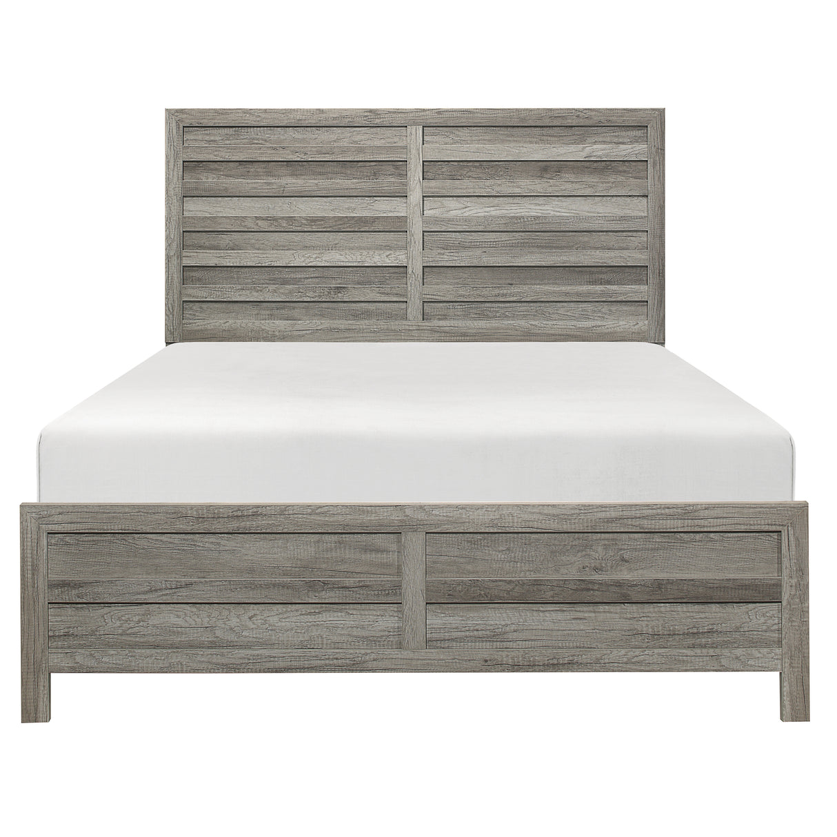 Mandan Weathered Gray Queen Bed