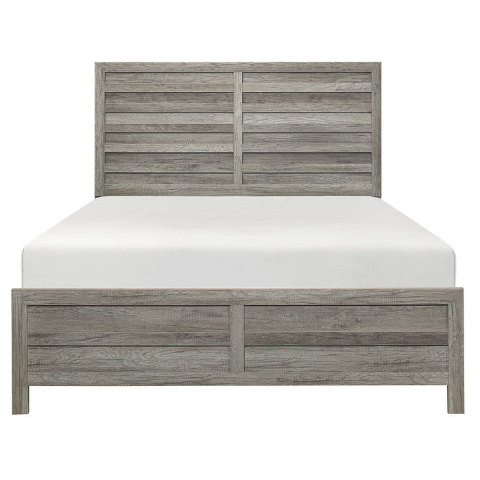 Mandan Weathered Gray Queen Bed