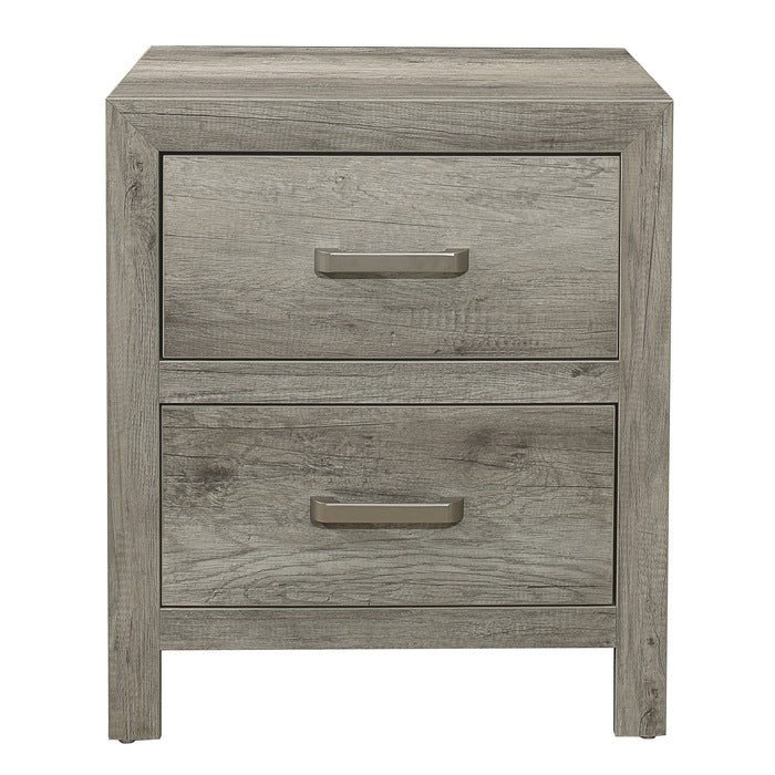 Mandan Weathered Gray Nightstand