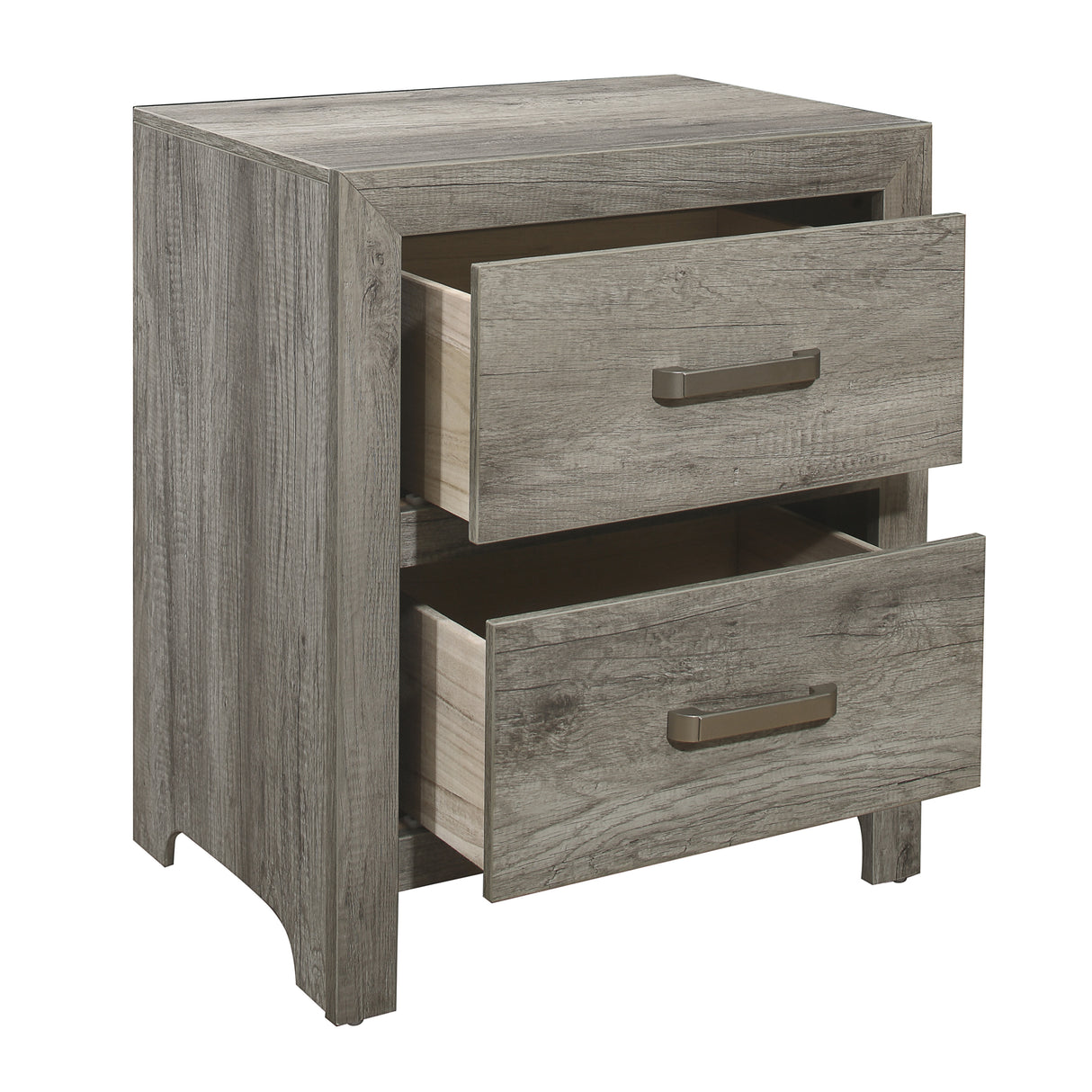 Mandan Weathered Gray Nightstand