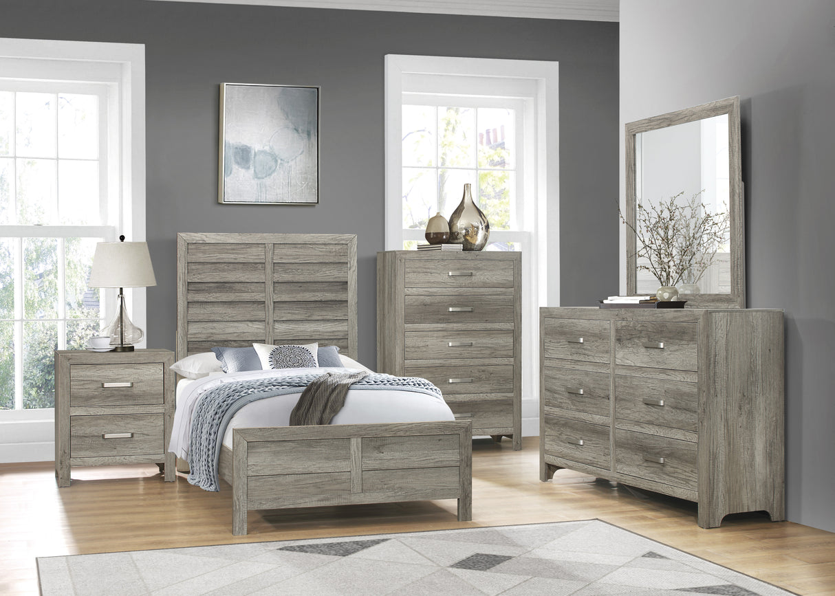 Mandan Weathered Gray Nightstand