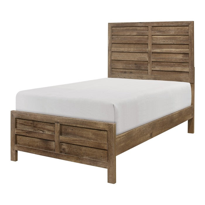 Mandan Weathered Pine Twin Bed