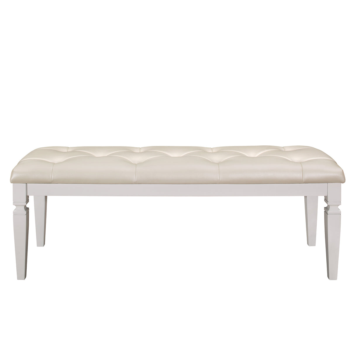 Allura White Bedroom Bench