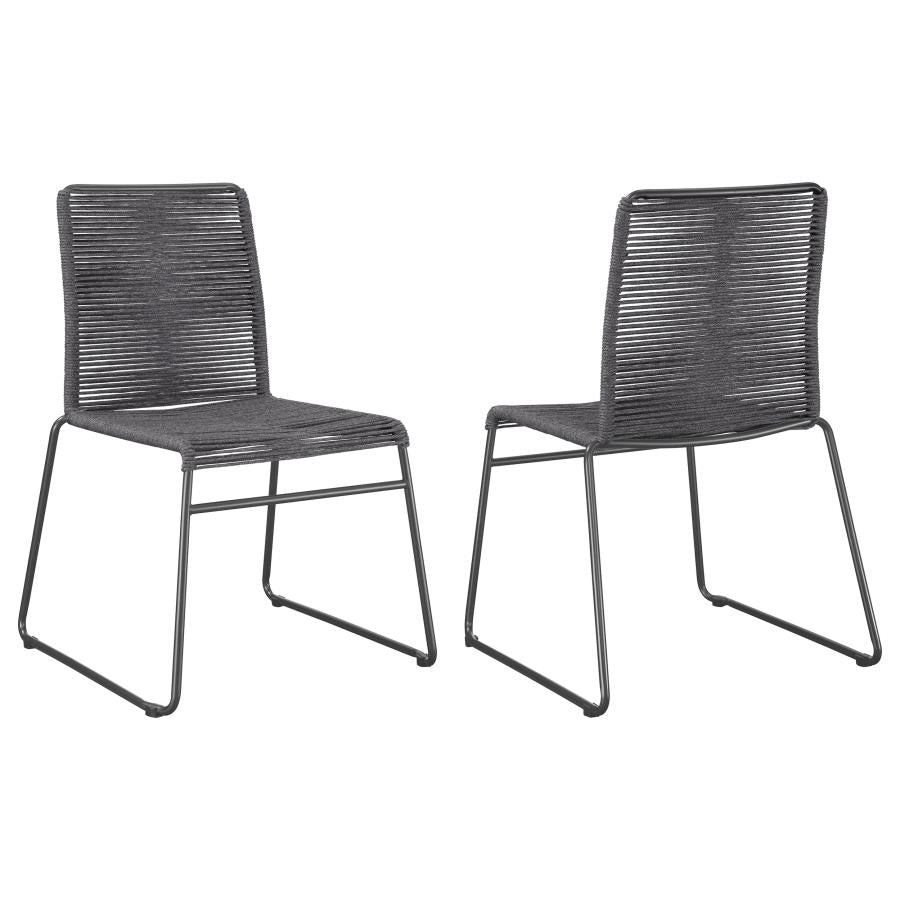 Jerome Upholstered Stackable Side Chairs (Set Of 2)