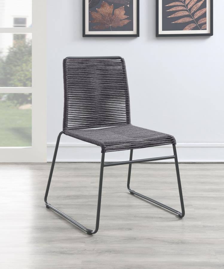 Jerome Upholstered Stackable Side Chairs (Set Of 2)