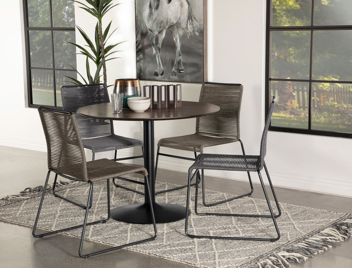 Jerome Upholstered Stackable Side Chairs (Set Of 2)