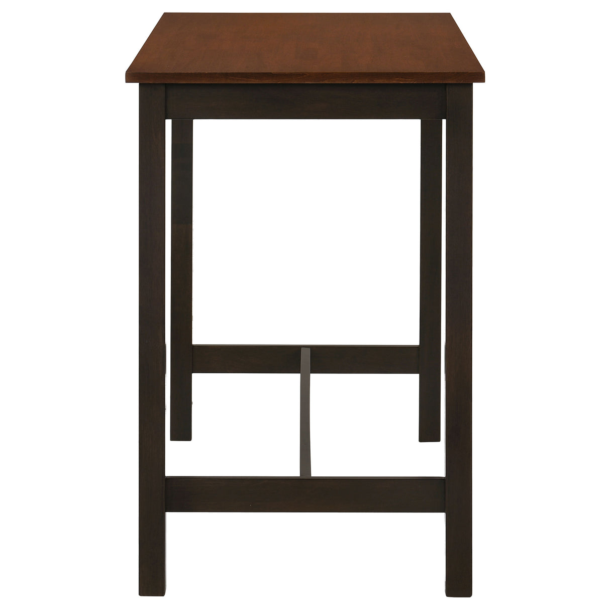 Connie 4-Piece Counter Height Set Chestnut And Dark Brown
