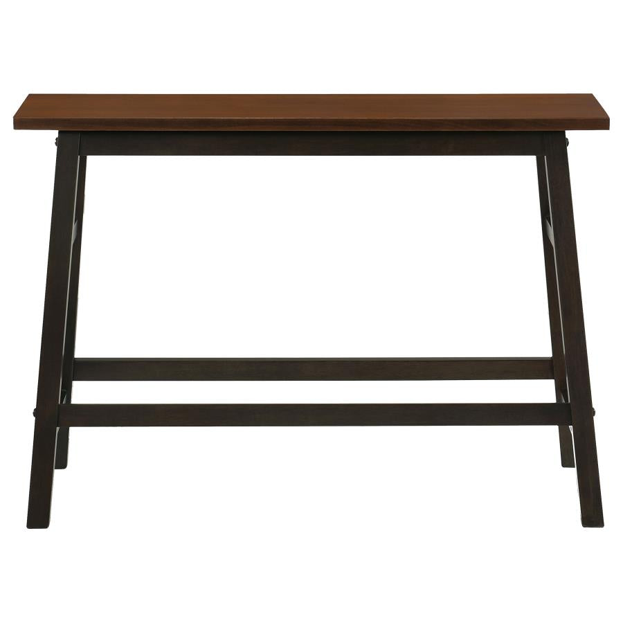 Connie 4-Piece Counter Height Set Chestnut And Dark Brown