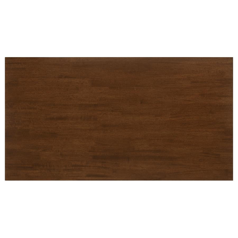 Connie 4-Piece Counter Height Set Chestnut And Dark Brown