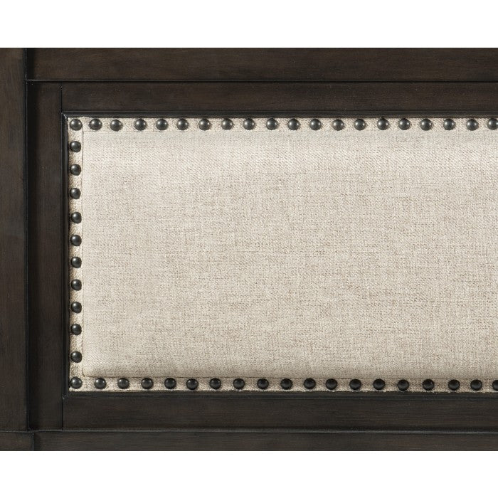 Hebron Dark Cherry California King Bed