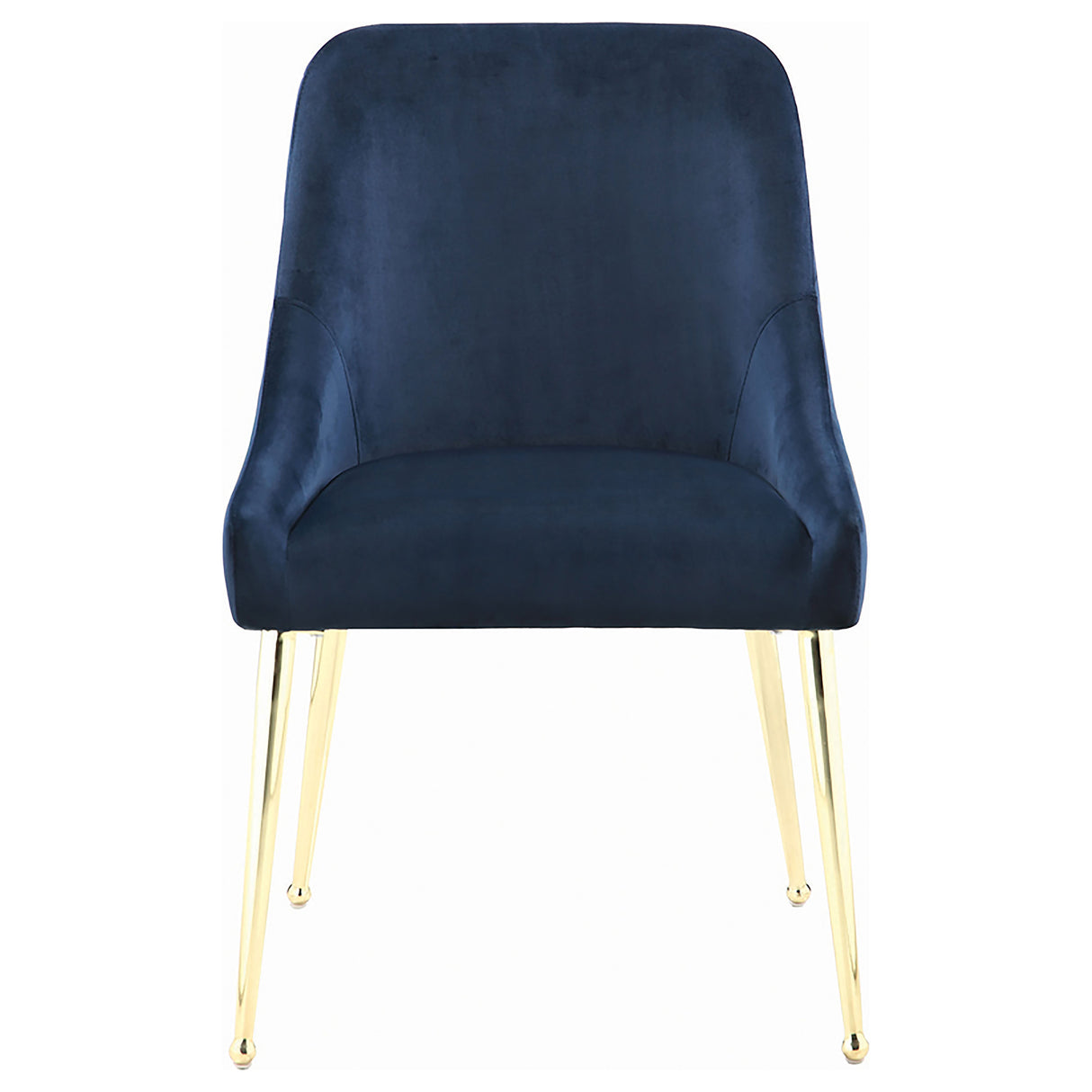 Mayette Side Chairs Dark Ink Blue (Set Of 2)