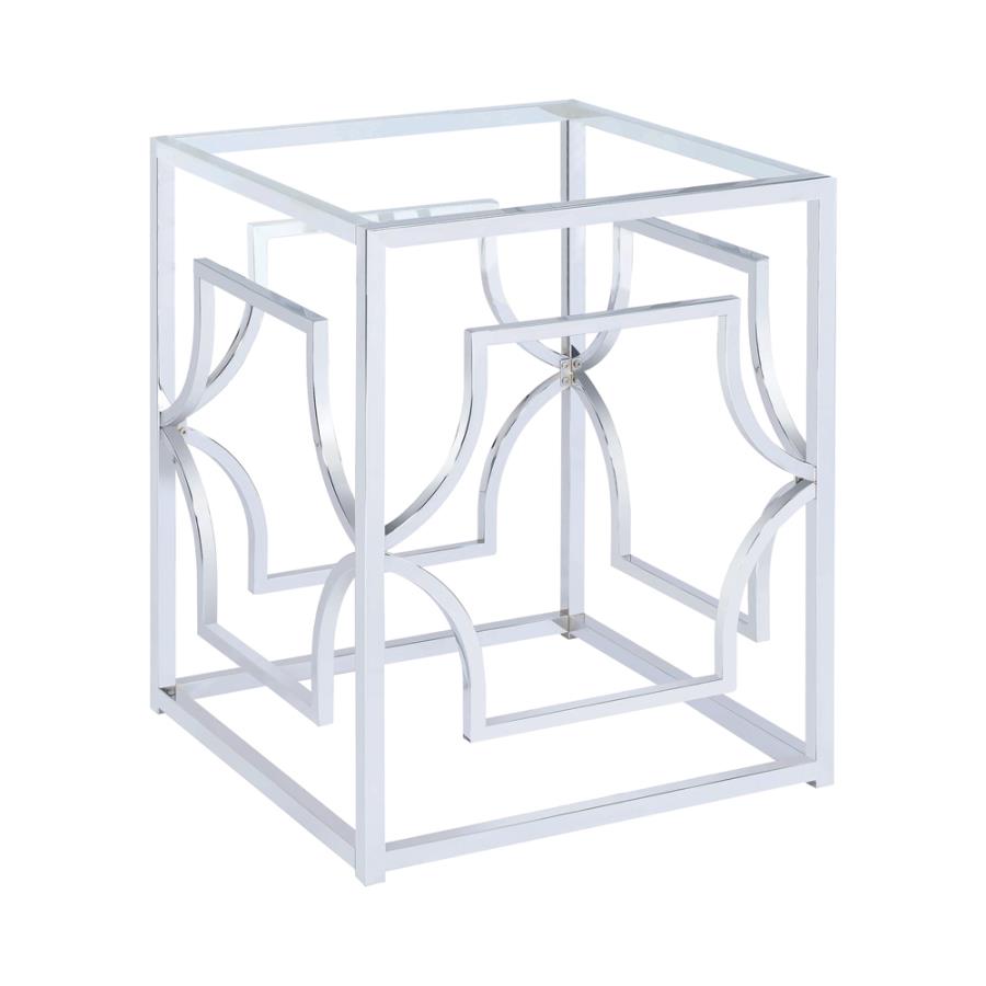 Starlight Dining Table Base Chrome