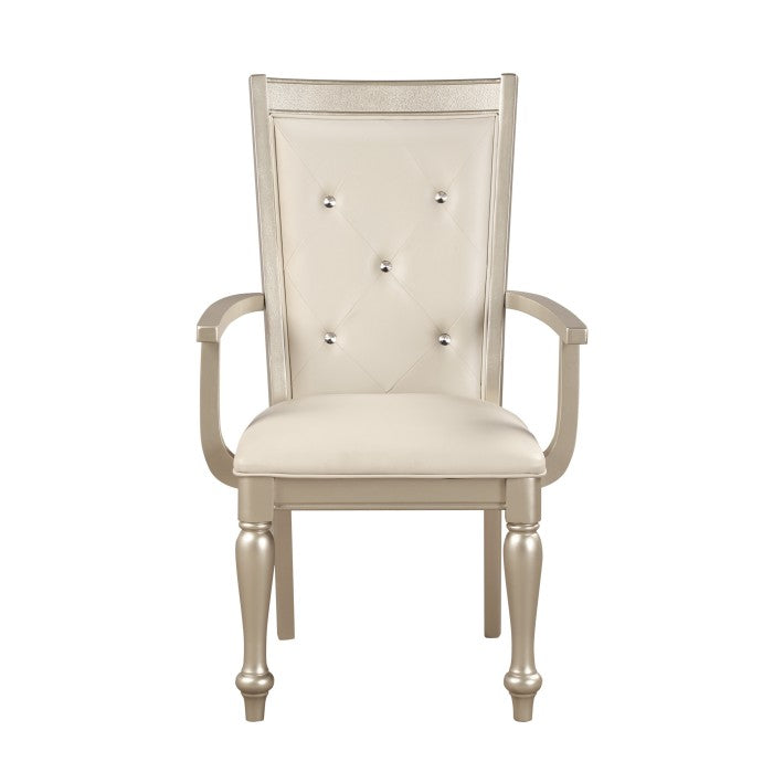 Celandine Silver Arm Chair