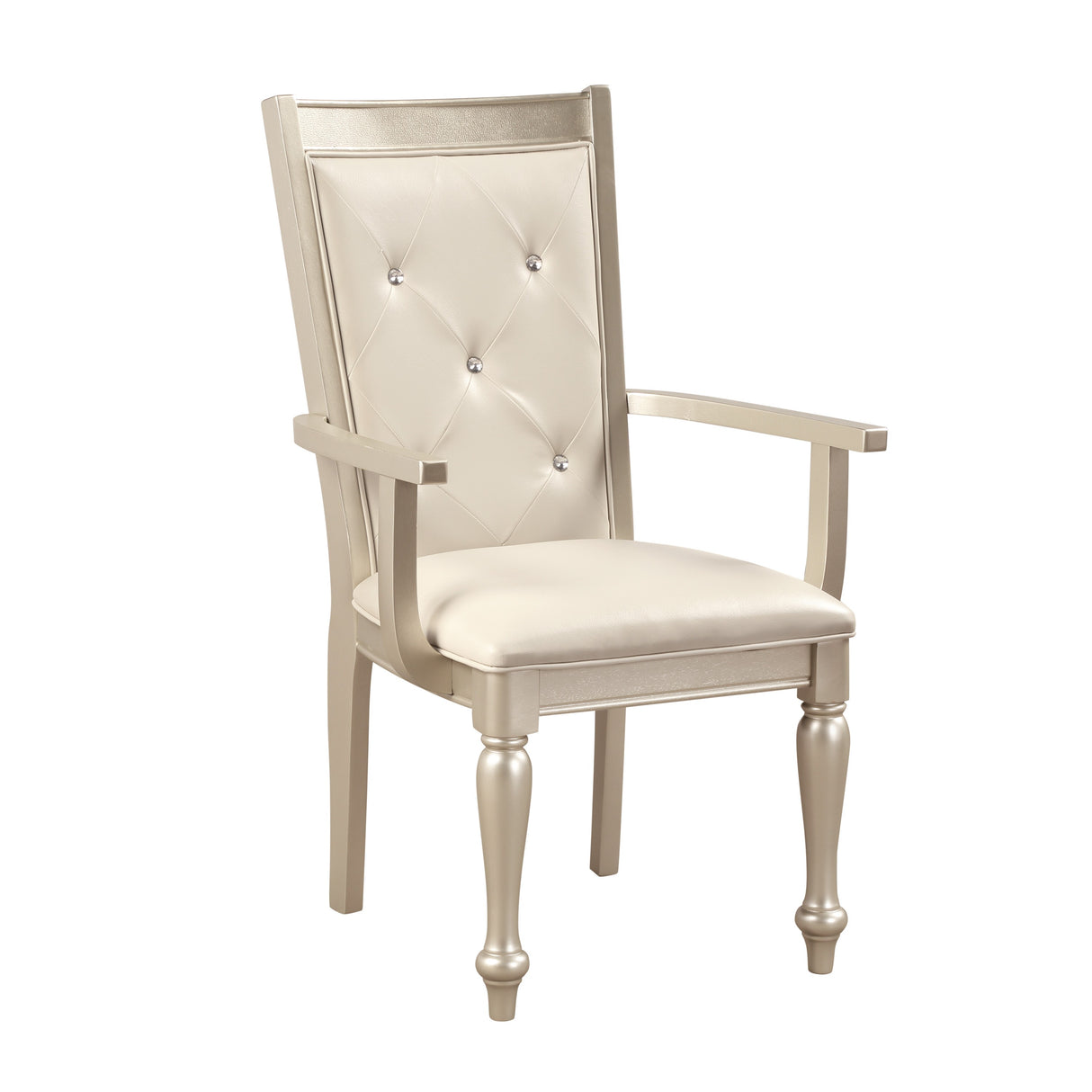 Celandine Silver Arm Chair
