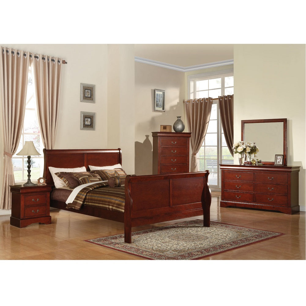 Louis Cherry Finish Philippe Iii Mirror