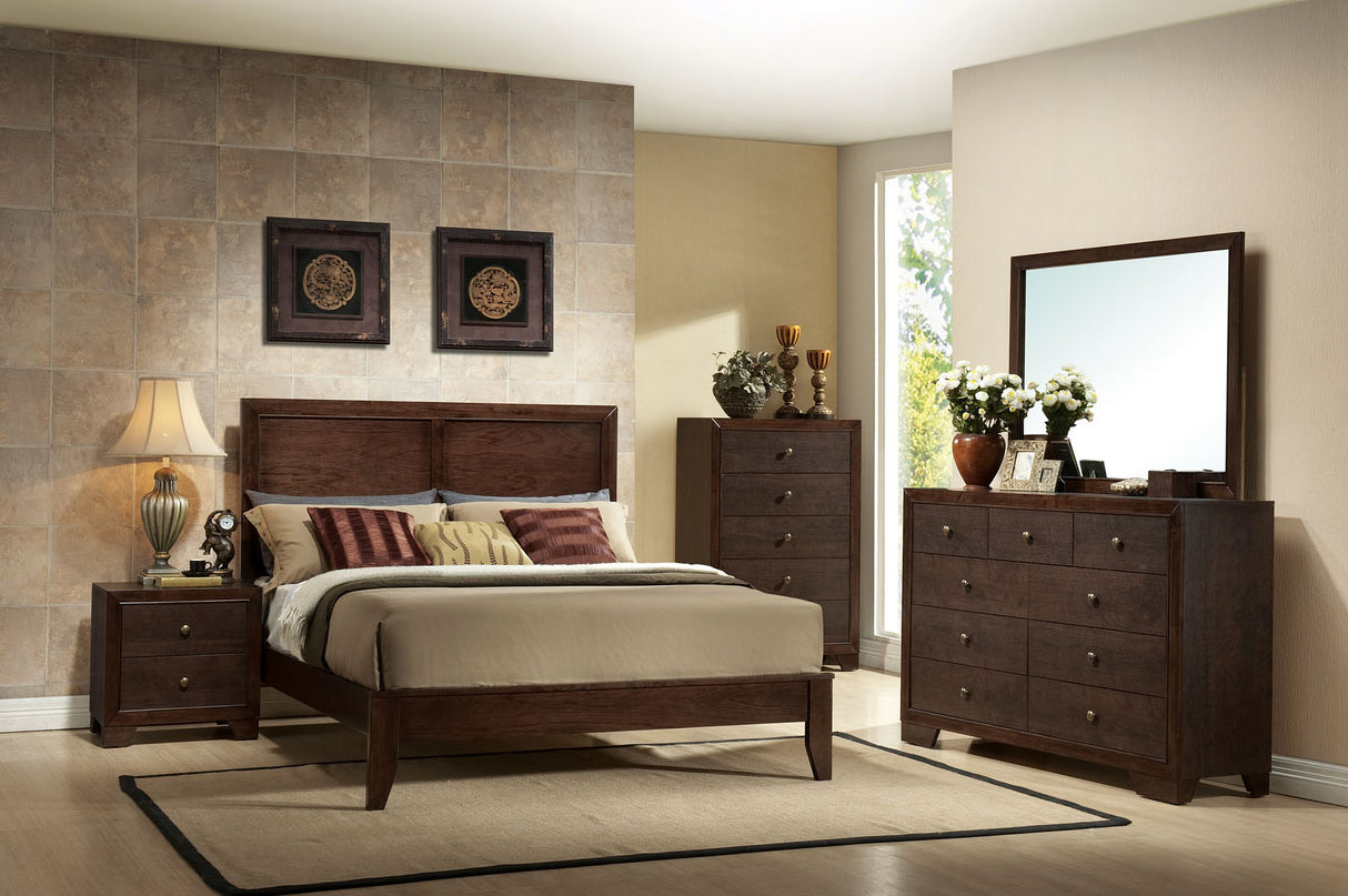 Acme Madison Panel Bedroom Set in Espresso