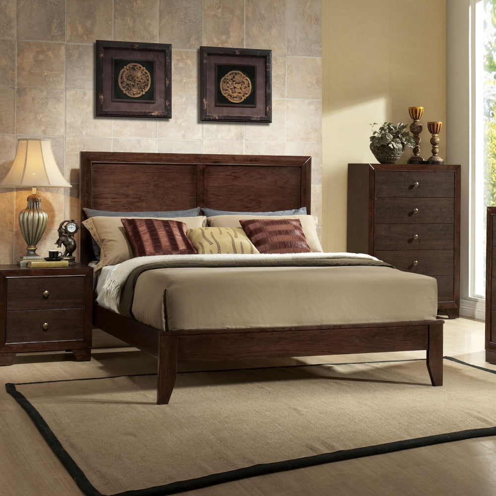 Madison Espresso Finish Eastern King Bed