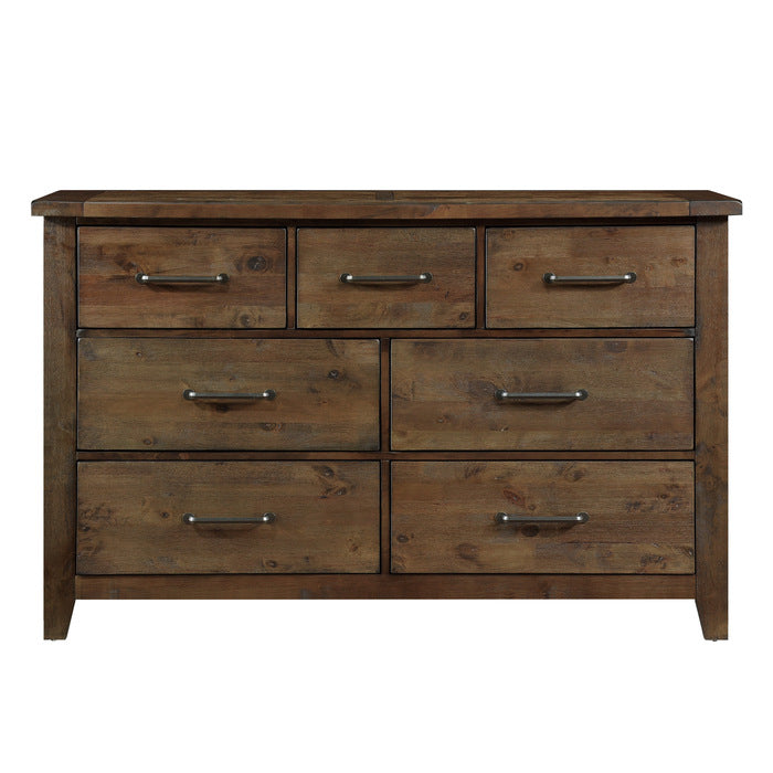 Jerrick Burnished Brown Dresser