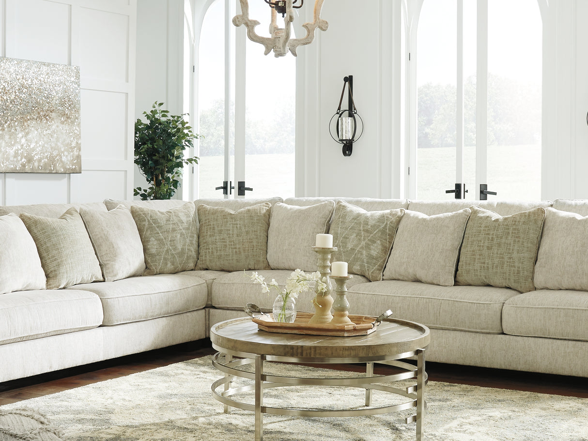Rawcliffe Parchment 4-Piece Sectional