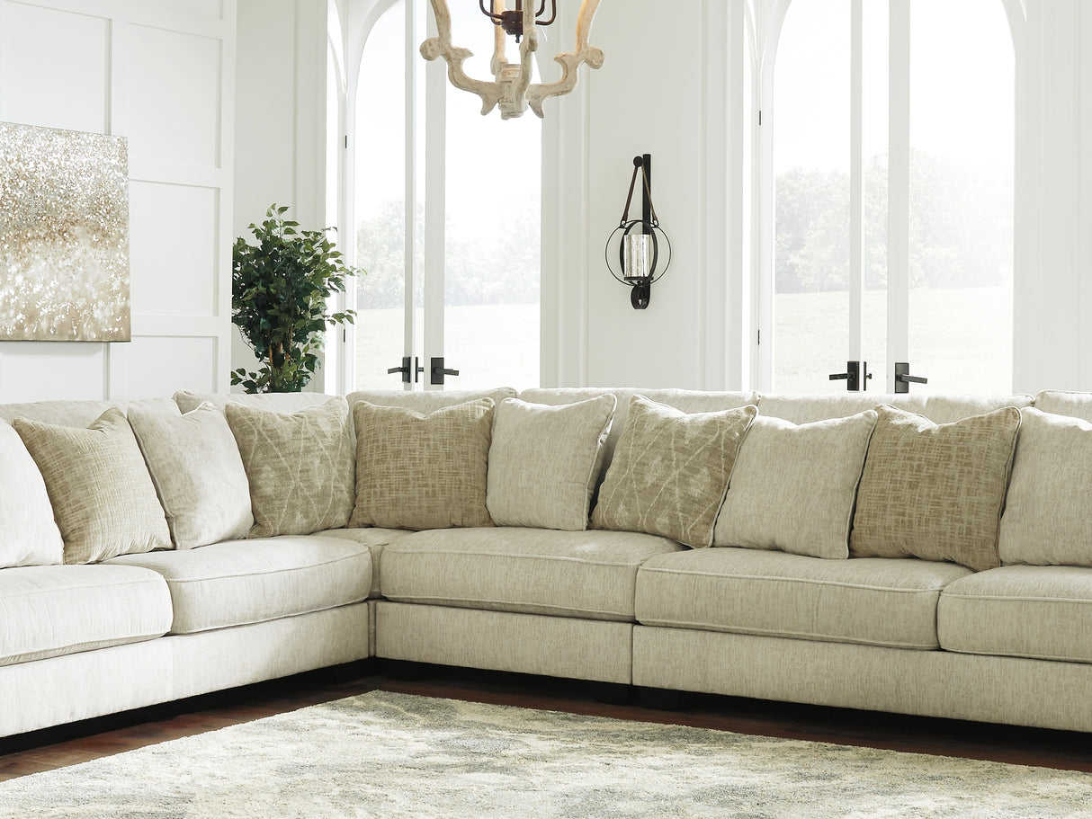 Rawcliffe Parchment 4-Piece Sectional