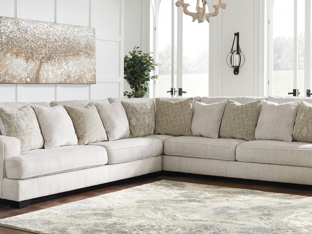 Rawcliffe Parchment 3-Piece Sectional