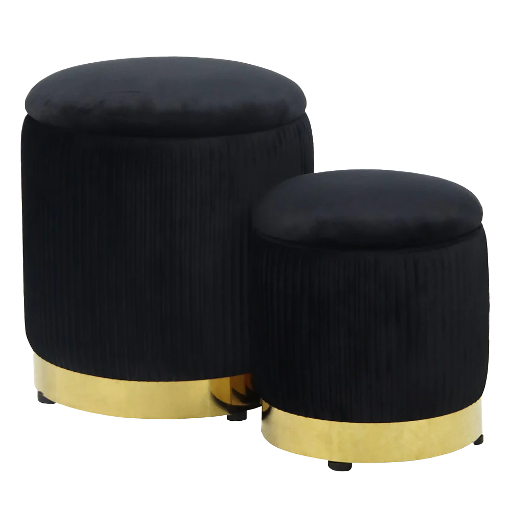 Zoe Storage Ottoman Set