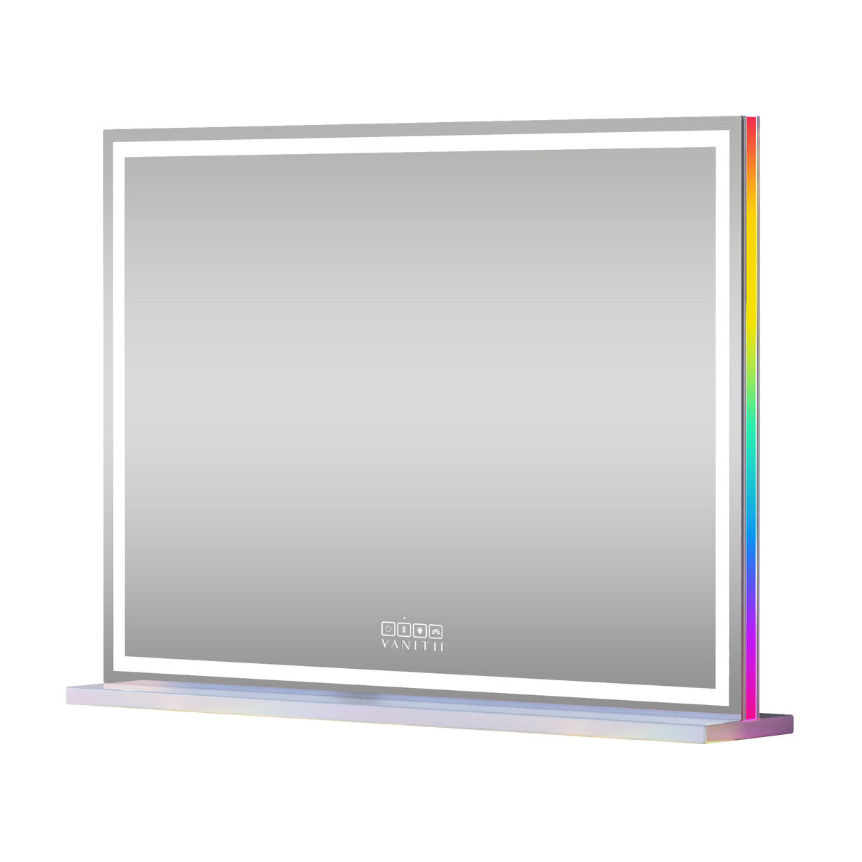 Luxury Hollywood Glow Vanity Mirror with RGB & Bluetooth Speaker