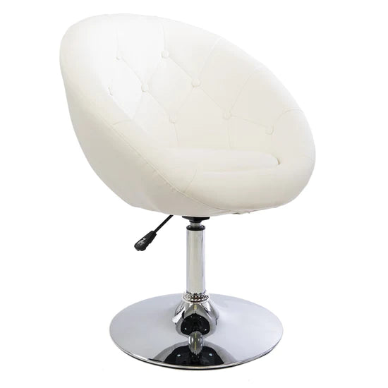 Antoinette Round Tufted Vanity Chair