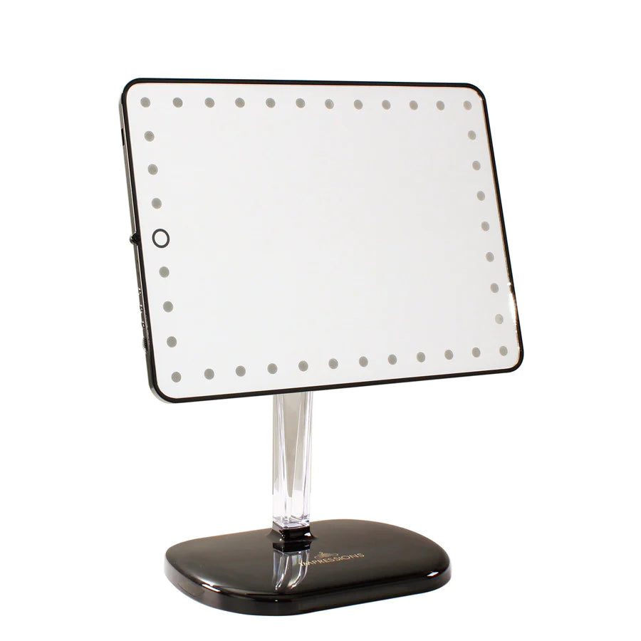 Touch Pro LED Makeup Mirror with Bluetooth Audio+Speakerphone & USB Charger