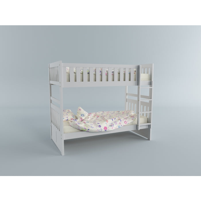 Galen White Twin/Twin Bunk Bed