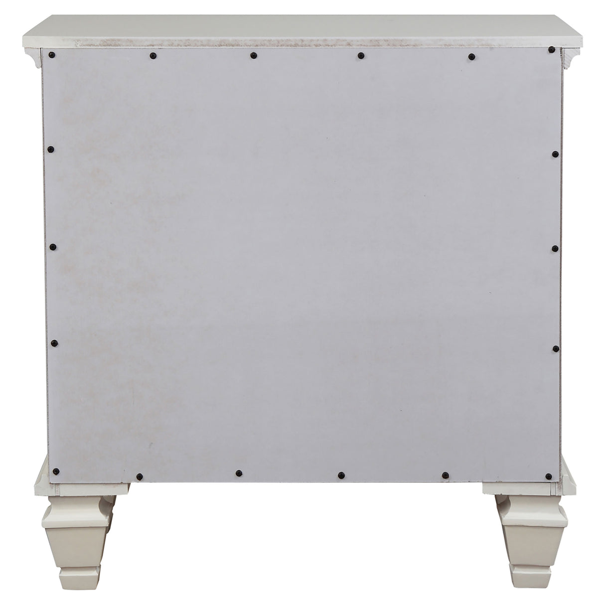 Sandy Beach 3-Drawer Nightstand White