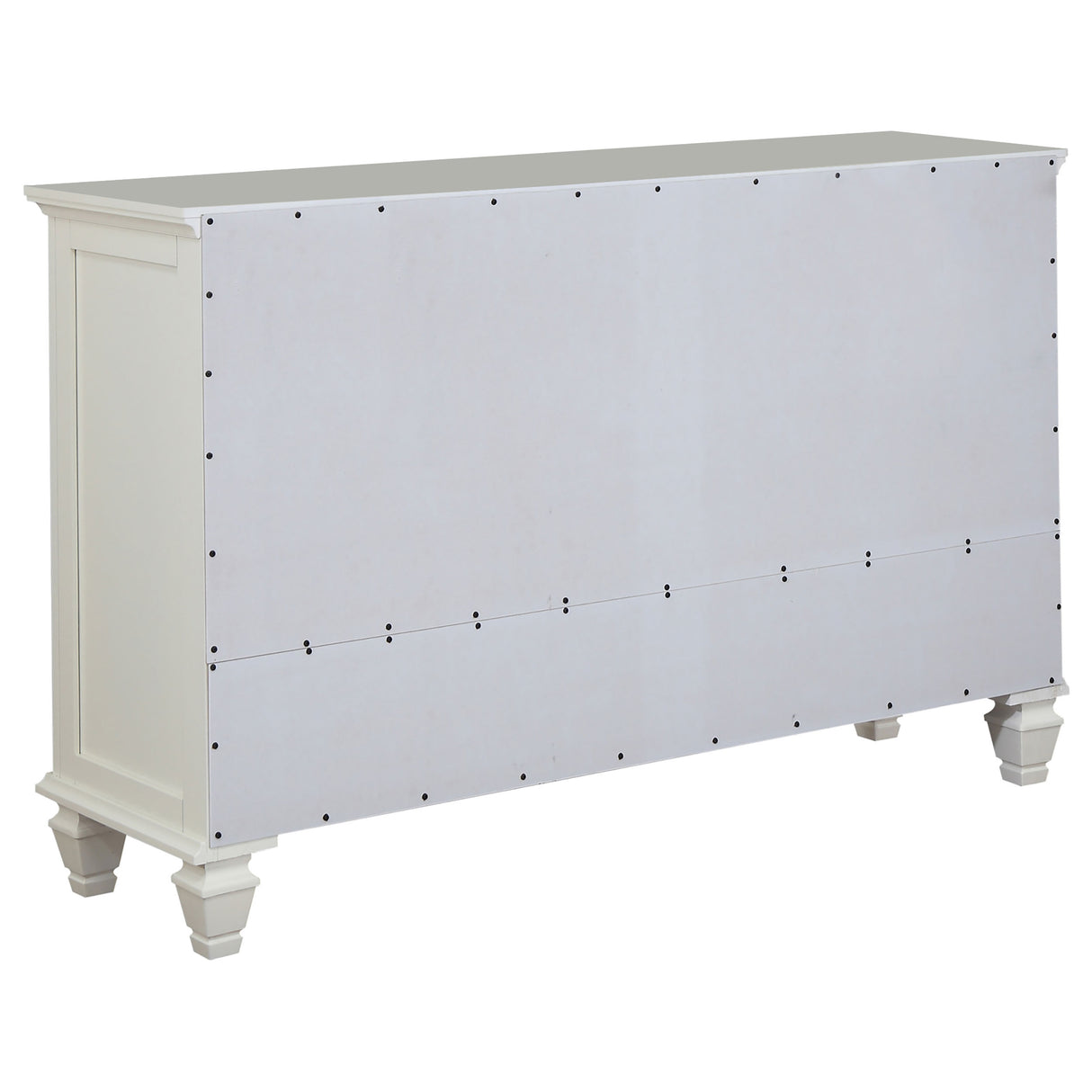 Sandy Beach 11-Drawer Rectangular Dresser White