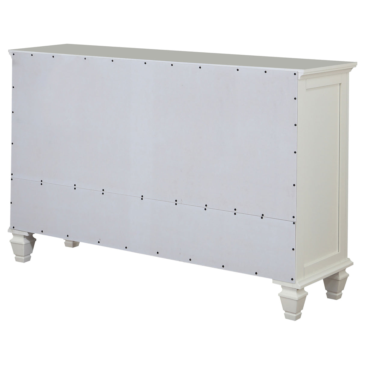 Sandy Beach 11-Drawer Rectangular Dresser White