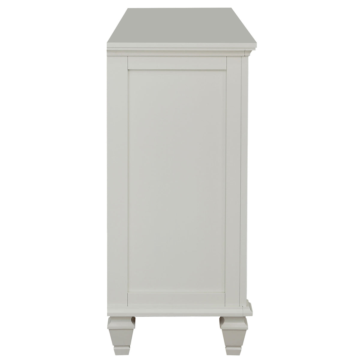 Sandy Beach 11-Drawer Rectangular Dresser White