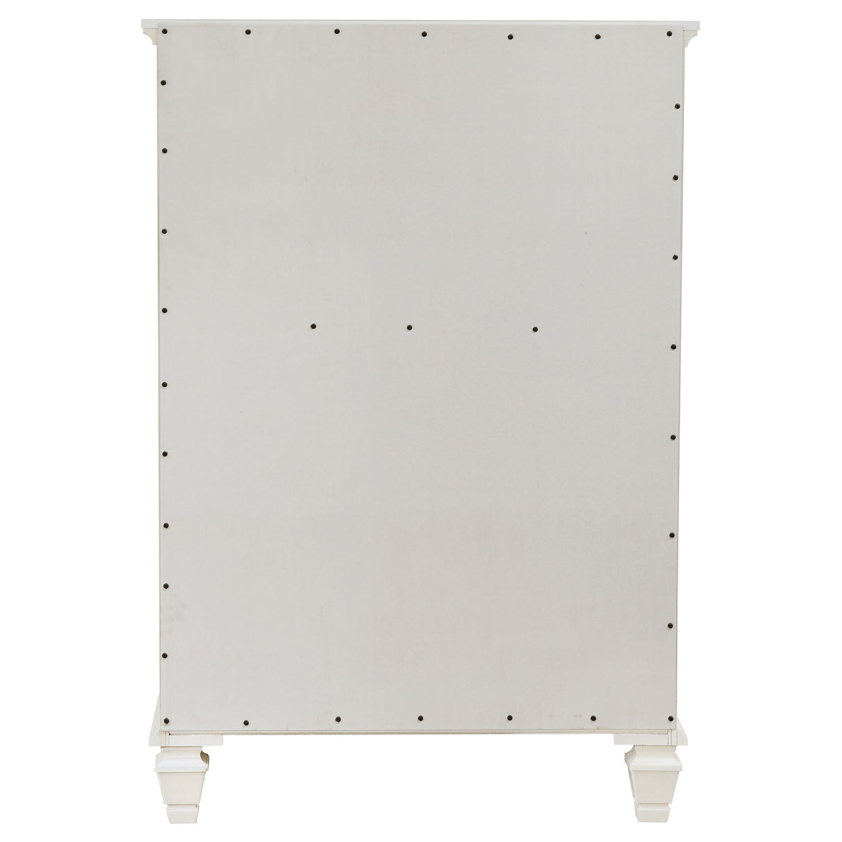 Sandy Beach 5-Drawer Rectangular Chest White