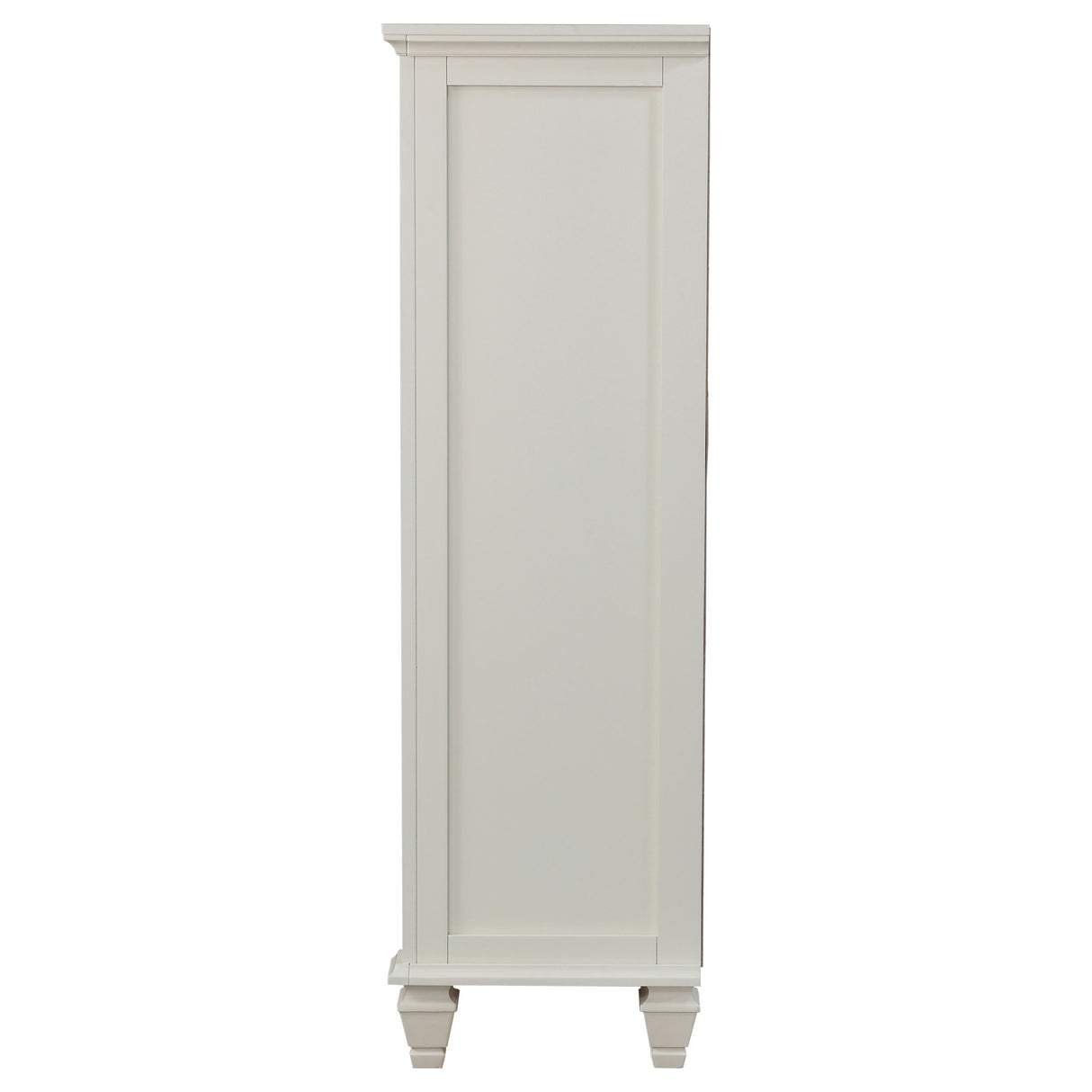 Sandy Beach 8-Drawer Door Chest Storage White