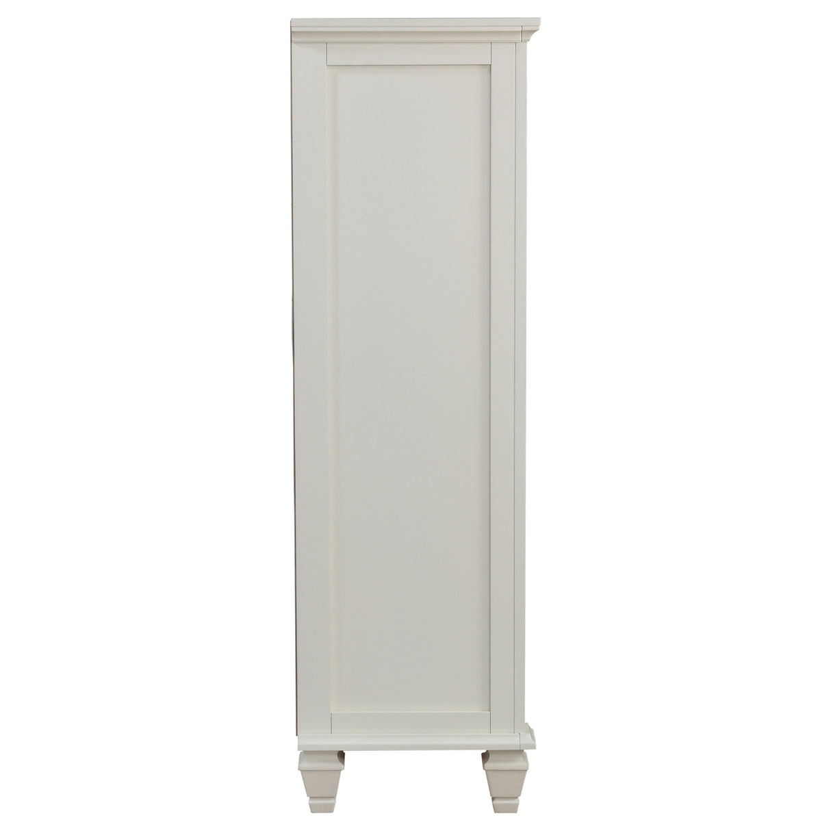 Sandy Beach 8-Drawer Door Chest Storage White