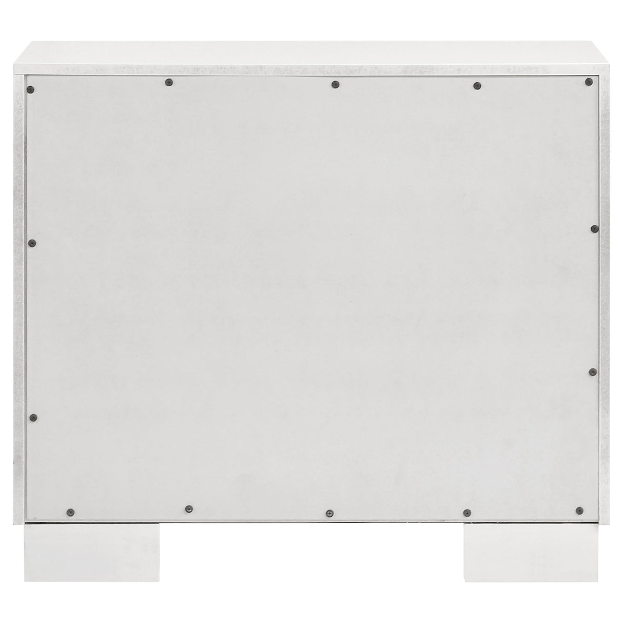 Jessica 2-Drawer Nightstand White