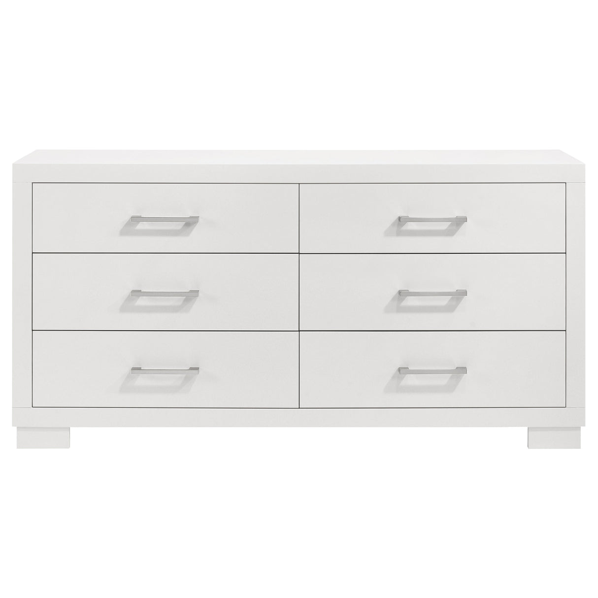 Jessica 6-Drawer Dresser White