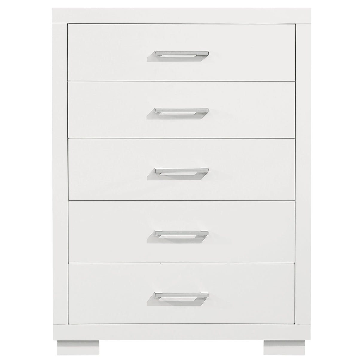 Jessica 5-Drawer Chest White