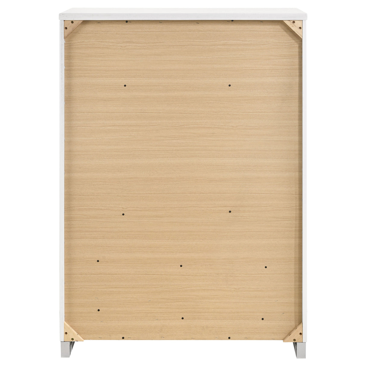 Felicity 5-Drawer Chest Glossy White